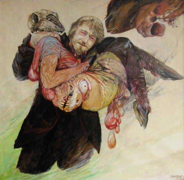 The poet and his muse The poet and his muse